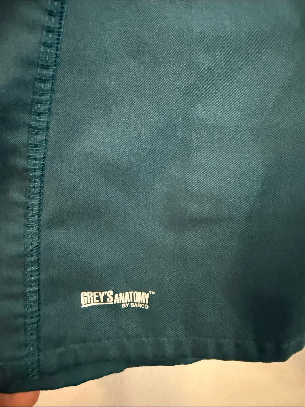 Matching Set of Grey's Anatomy ACTIVE Teal V-Neck Scrub Top S and Pants XS